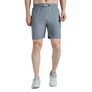                       KWINGS Solid Men Grey Sports Shorts, Gym Shorts, Regular Shorts (M) Pack Of 1                                              