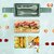 3 Compartment Lunch Box, Tiffin Box for Office MenWomenkids Lunch Box, Microwave Safe Leak Proof  Removable School,Gard