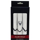 (Pack Of 3) Printcultr Cotton Men White Casual Style Handkerchief