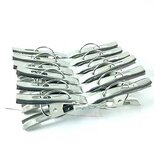 Multipurpose Steel Pins - Pack of 12 Fully Stainless Steel Cloth Clips