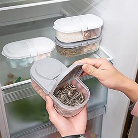 2 Way Lunch Box Portable Flip Lunch Box Grid Plastic Food Storage Boxes Travel  Box Multi-Function Kitchen