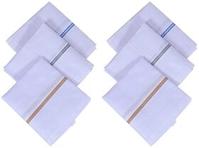 Pack of 12 Women Floral Printed Cotton Handkerchief (Hanky)