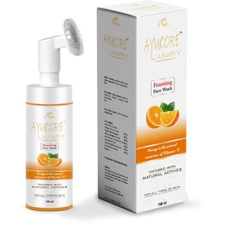 Ayucore Luxury Deep Cleansing Foaming Face Wash, Reduce Redness Irritation For All Skin Types (150 ml) Ayucore Luxury Deep Cleansing Foaming Face Wash, Reduce Redness Irritation For All Skin Types (150 ml)