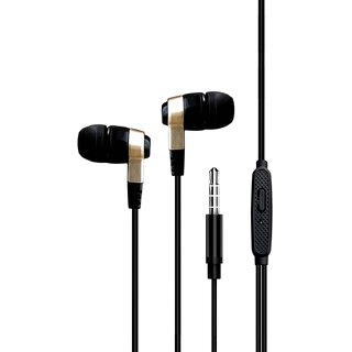 Digimate Hi-Fi Stereo 3.5mm Jack Common Bass Wired Earphone With Mic, Black Digimate Hi-Fi Stereo 3.5mm Jack Common Bass Wired Earphone With Mic, Black