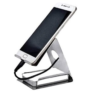 Desktop Cell Phone Stand Tablet Stand Stainless Steel Stand Holder for Mobile Phone and Tablet (Up to 10.1 inch) Desktop Cell Phone Stand Tablet Stand Stainless Steel Stand Holder for Mobile Phone and Tablet (Up to 10.1 inch)