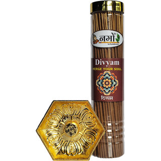                       Divyam Agarbatti / Incense sticks 250 grams with free stand                                              