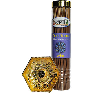                       Prathana Agarbatti / Incense sticks 250 grams with free stand                                              