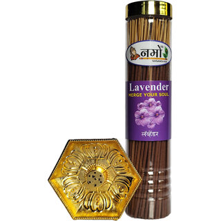                       Lavander Agarbatti / Incense sticks 250 grams with free stand                                              