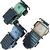 Mini Military Beast  Set of 3 Die-Cast Army Jeeps (Pull Back, Durable Build)