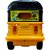 Mini Auto Rickshaw Toy for Kids  Pull Back Action Auto  Desi Tuk Tuk Taxi Toy  Eco-Friendly 'Go Green' Design