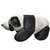 Panda Soft Toy 32 cm  Cute Stuffed Animal Plush for Kids  Black  White Teddy Toy  Cuddly Hugging Toy for Boys  Gir
