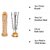Stainless Steel Incense Stick Holder With Ash Catcher & Dhoop Holder Ideal For Home (Set of 1 Copper) Round