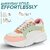 Stanphord Womens Rebel Sneakers Stylish Casual Lace Up Shoes Perfect for Running Walking Cushioned Footbed Perfect Complemen