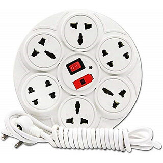 Black Apple Socket Extension Board 8 Socket Extension Boards (White, 3 m) Black Apple Socket Extension Board 8 Socket Extension Boards (White, 3 m)