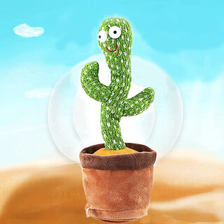 Wooh Cactus Toy Talking Cactus Plant Plush Toy Dancing Cactus Voice Repeat,Dancing,Recording,120 Songs For Babies Sunny Cactus Singing Toy(Green) Wooh Cactus Toy Talking Cactus Plant Plush Toy Dancing Cactus Voice Repeat,Dancing,Recording,120 Songs For Babies Sunny Cactus Singing Toy(Green)