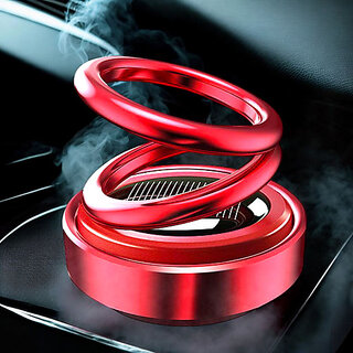                       Solar Powered Rotatin Red colour Perfume Car Air Freshener Aroma Oil Solar Powered Rotatin Red Colour Car Perfume (10 ml)                                              