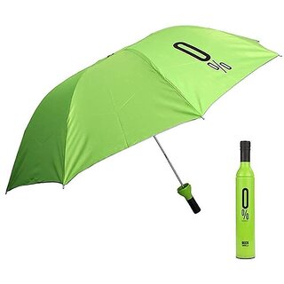                       Bottle Umbrella Double Layer Folding Automatic Open for Girls, Multiuse Windproof Protect- Sunlight Cold Wave Heat Wave                                              