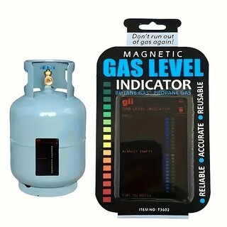 Magnetic Gas Level Indicator - Reusable Propane Tank Gauge, Accurate Gas Fuel Level Sensor for Propane Magnetic Gas Level Indicator - Reusable Propane Tank Gauge, Accurate Gas Fuel Level Sensor for Propane