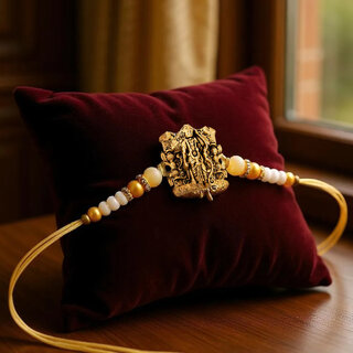 Gold Plated Religious Rakhi Rakshabandhan Lord Ram Design Rakhee for Bhaiya/Bhabhi Pack of 1 Gold Plated Religious Rakhi Rakshabandhan Lord Ram Design Rakhee for Bhaiya/Bhabhi Pack of 1
