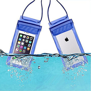 PRANJAL ENTERPRISE Waterproof PVC Mobile Pouch Phone Case with Three Layer Zip Lock for Protection in Rain Dust. Fits PRANJAL ENTERPRISE Waterproof PVC Mobile Pouch Phone Case with Three Layer Zip Lock for Protection in Rain Dust. Fits