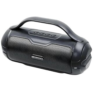 ZEBRONICS Sound Feast 40 Portable Bluetooth Speaker 8 Watts Dual 5.2cm Drivers Passive Radiator Upto 16 Hours Playback BTv5.3 | USB | mSD | FM | TWS Call Function Deep Bass (Black) ZEBRONICS Sound Feast 40 Portable Bluetooth Speaker 8 Watts Dual 5.2cm Drivers Passive Radiator Upto 16 Hours Playback BTv5.3 | USB | mSD | FM | TWS Call Function Deep Bass (Black)