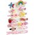 14 Pcs Multi Unicorn Ice Cream Hair Clips Set Baby Hairpin For Kids Girls Toddler Barrettes Hair Accessories (Pink)