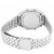 Digital Sports Square Dial LED Unisex Stainless Steel Strap Watch for Men and Womens
