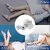 PRANJAL ENTERPRISE Plastic Bunion Splint Pad,Toe Straightener Bunion Corrector Splint With Toe Fracture SupportFoot Sup