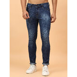 Meghz Mid Rise Slim Fit Dark Blue Jeans for Mens