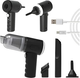 USB Rechargeable Wireless Handheld Car Vacuum Cleaner Traveling 3 in 1 Car Vacuum Vehicle Interior Cleaner(300 g)