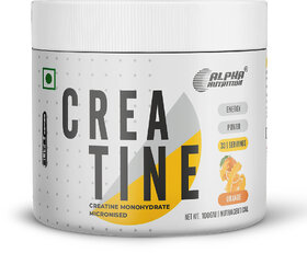 Alpha Nutrition Creatine Monohydrate Micronised  250 g (Blueberry)  83 Servings  Strength  Muscle Support