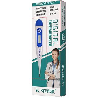                       STERGIC Digital Thermometer with One Touch Operation                                              