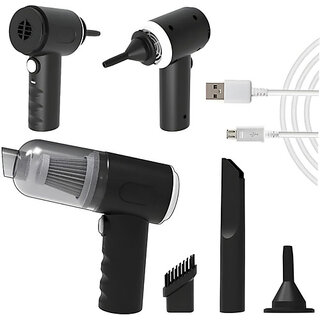 USB Rechargeable Wireless Handheld Car Vacuum Cleaner Traveling 3 in 1 Car Vacuum Vehicle Interior Cleaner(300 g)