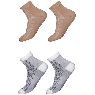                       Ribbify Stylish Cotton Socks for Men  Pack of 2 Multicolor                                              