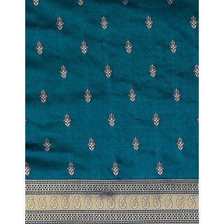 LEAFSY Self Design Banarasi Jacquard Saree (Light Green) LEAFSY Self Design Banarasi Jacquard Saree (Light Green)