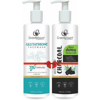                       Greenblosum Activated Charcoal Face Wash (100 Ml)                                              