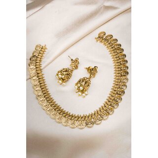 Traditional Lakshmi Devi Coins Necklace Traditional Lakshmi Devi Coins Necklace