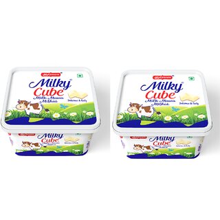 My Dreem Milky Cube Bar  70 Pieces  Rich  Tasty Milk Bar for Kids  Adults Pack of 2 (Each Contain 35 Pieces)