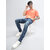 Meghz Mid Rise Slim Fit Blue Jeans for Mens