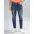 Meghz Mid Rise Slim Fit Blue Jeans for Mens