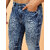 Meghz Mid Rise Slim Fit Blue Jeans for Mens