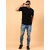 Meghz Mid Rise Slim Fit Blue Jeans for Mens
