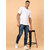 Meghz Mid Rise Slim Fit Dark Blue Jeans for Mens