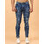 Meghz Mid Rise Slim Fit Blue Jeans for Mens