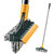 PRANJAL ENTERPRISE  Bathroom Cleaning Brush with Wiper Upgraded 3 in 1 Tiles Cleaning Brush Bathroom Brush with Long Han