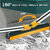 PRANJAL ENTERPRISE  Bathroom Cleaning Brush with Wiper Upgraded 3 in 1 Tiles Cleaning Brush Bathroom Brush with Long Han