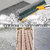 PRANJAL ENTERPRISE  Bathroom Cleaning Brush with Wiper Upgraded 3 in 1 Tiles Cleaning Brush Bathroom Brush with Long Han