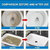 PRANJAL ENTERPRISE Toilet Active Oxygen Agent Cleaner Powder Foam Oxygen Toilet Bubbles Powder Powerful Pipe Dredging Ag