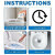PRANJAL ENTERPRISE Toilet Active Oxygen Agent Cleaner Powder Foam Oxygen Toilet Bubbles Powder Powerful Pipe Dredging Ag