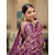 LEAFSY Woven Banarasi Pure Silk Saree (Purple)